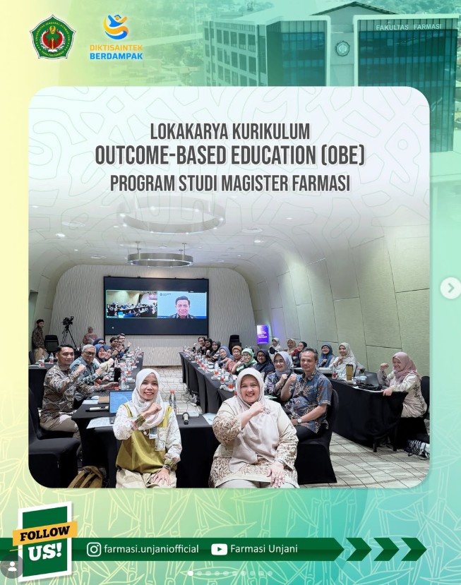 Lokakarya Kurikulum Outcome Based Education (OBE) Program Studi Magister Farmasi Fakultas Farmasi Unjani